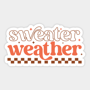 Sweater Weather Sticker